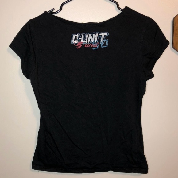 G-Unit 50 Cent Tee with a Ruched Sweetheart Neckline! Vintage from the 2000's! - Picture 3 of 3